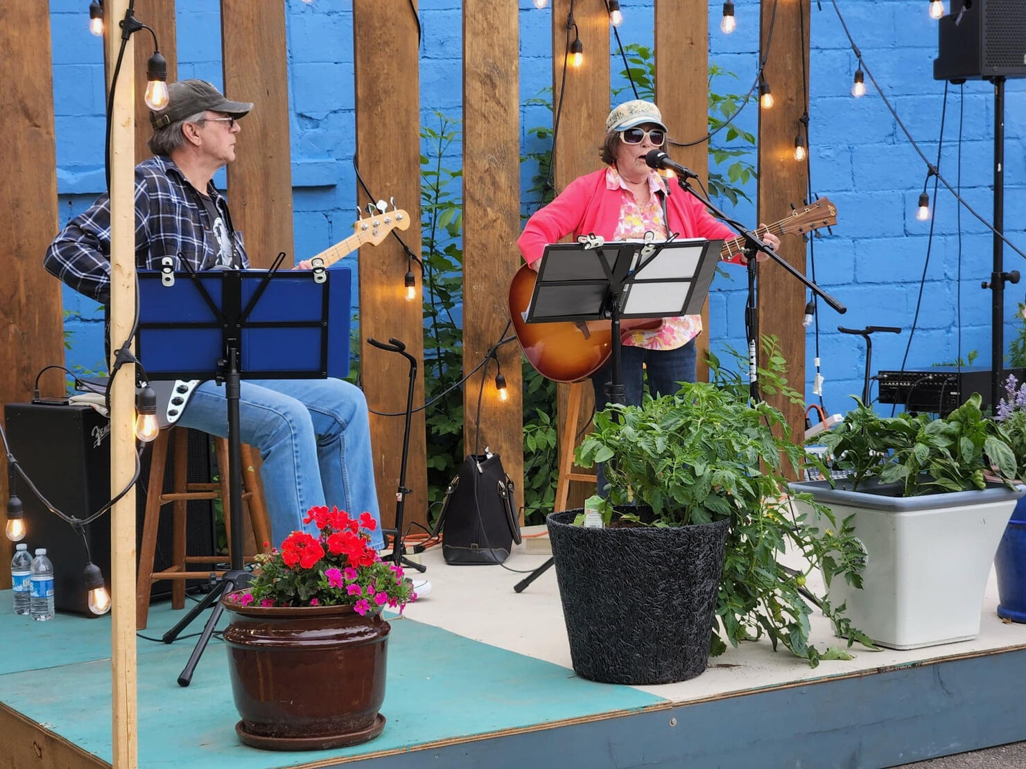 Francine et Robert au Riverfront Market